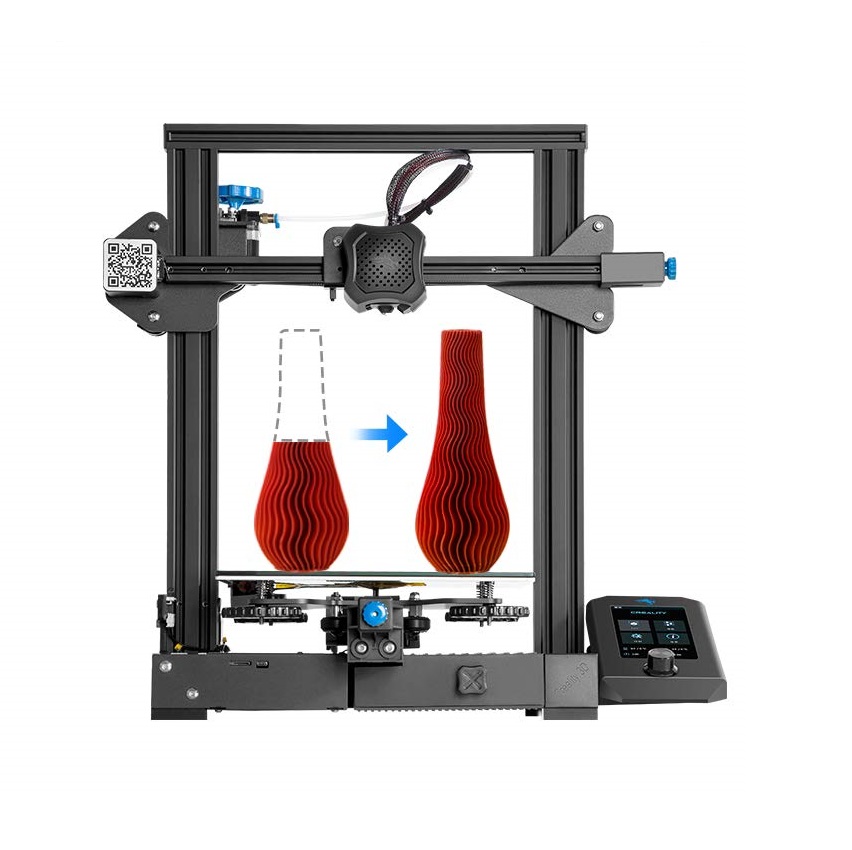 CREALITY Ender-3 V2 Print Machine Masks Magnetic Build Plate Resume Power Failure Digital Printing KIT Personal 3D Printer