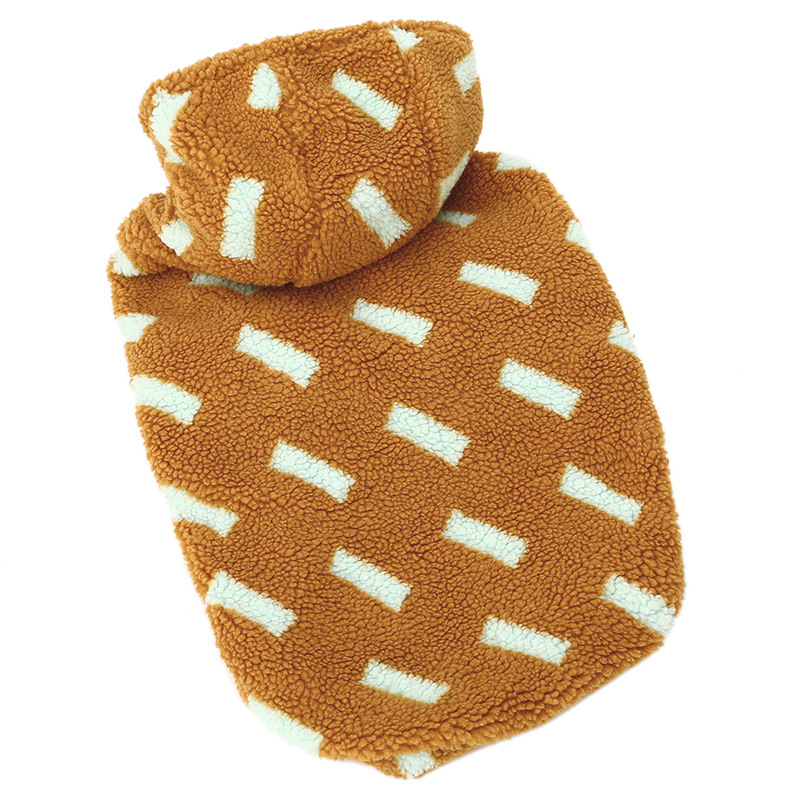 Wholesale Luxury Sherpa Fleece Pet Dog Clothes Warm Winter Dog Clothes Large Size Dog Hoodie