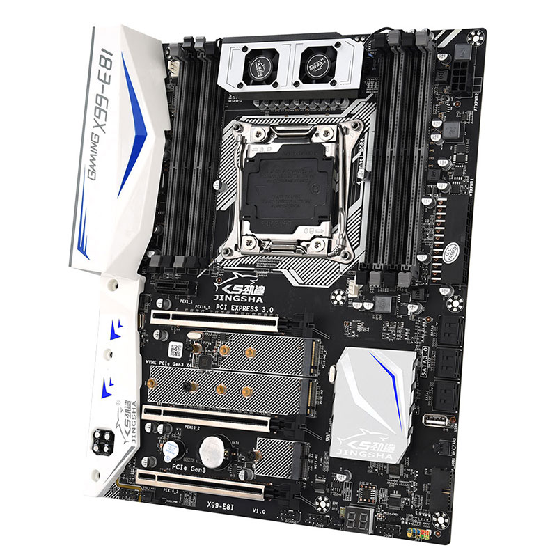 Высокопроизводительный процессор lntel игровой материнской платы X99-E8i LGA 2011-V3/V4 CPU 8 * DDR4 слот Поддержка 2 * NVME M.2 PCIE x99 материнская плата