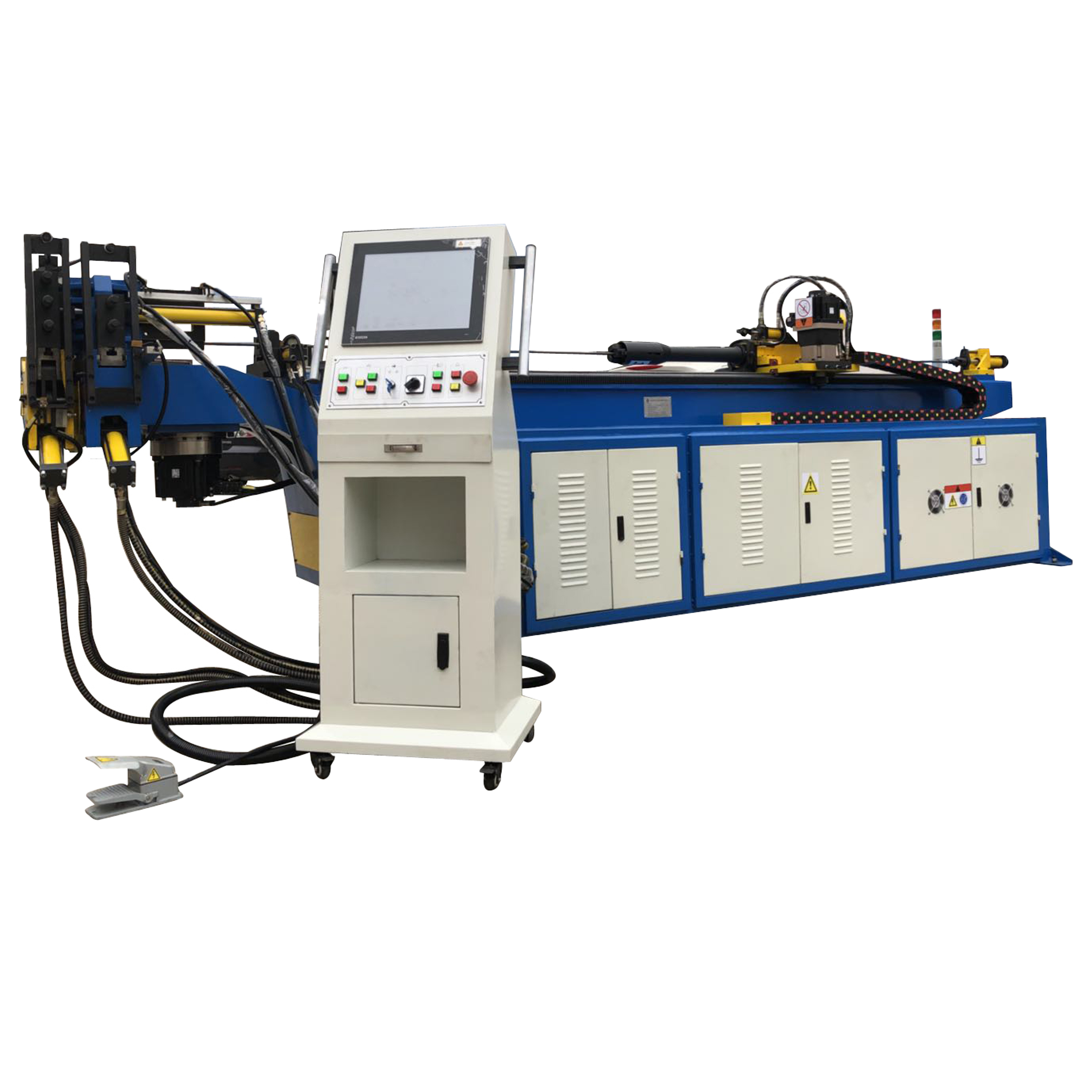DW50CNCX5A-3S CNC Pipe Bending Machine with punching function
