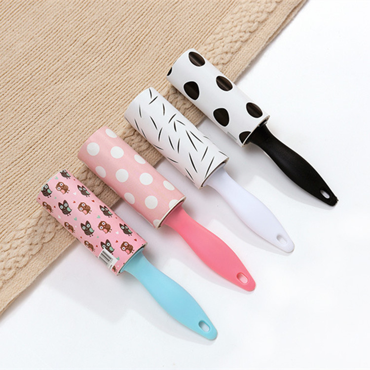 Extra Sticky Mini Portable Lint Remover Roller For Pet Hair With One Lint Roller Refill