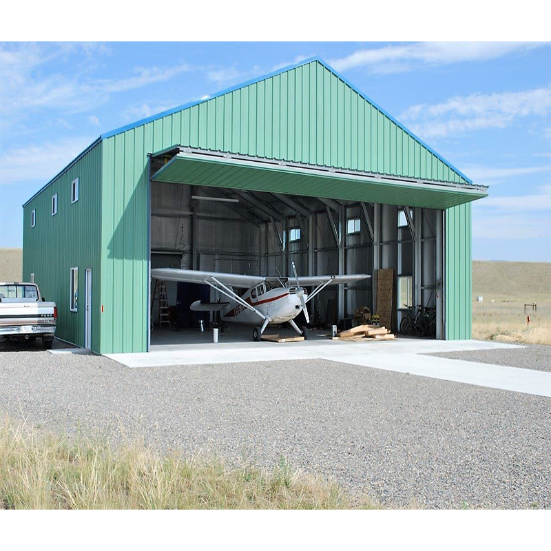 Steel Aircraft Hangar for industrial Use with Added Fireproof and Anti-Rust Coating