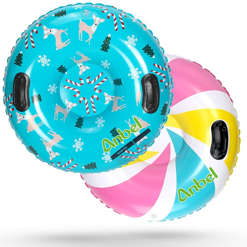 Durable Winter Cold tolerance Snow Sledge Kids Adults Inflatable Snow Sled Tubing Snow Sledge