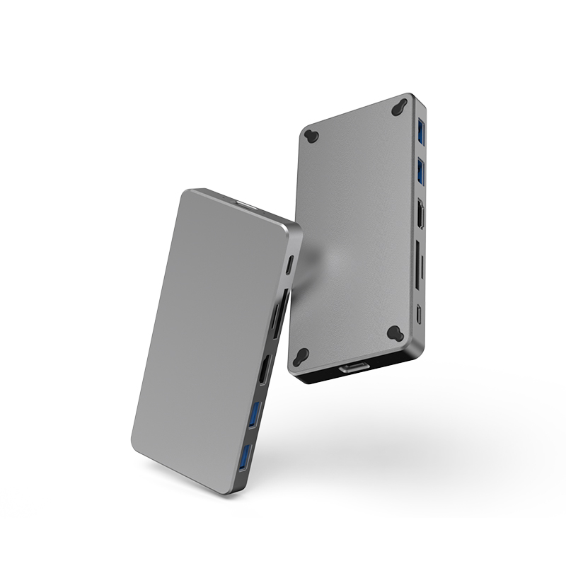 Адаптер-концентратор GloryMark USB Type-C с SSD 2 ТБ M.2 NVME SSD корпус Thunderbolt3 порт SD TF кардридер USB концентратор 4K HDM I порт