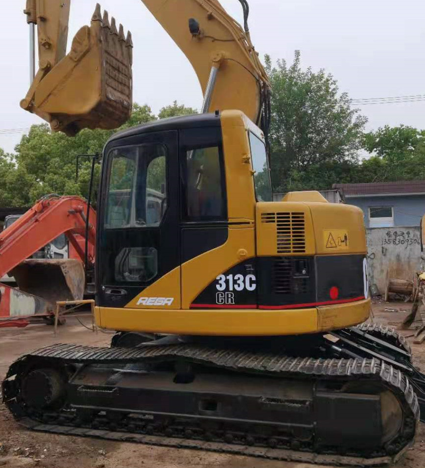 Second hand/used hydraulic crawler excavator CAT 313 in good condition