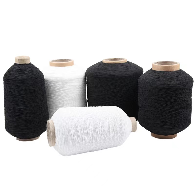 Elastic Thread 90# 100# Factory Latex Rubber Covered Yarn Socks Knitting Machine