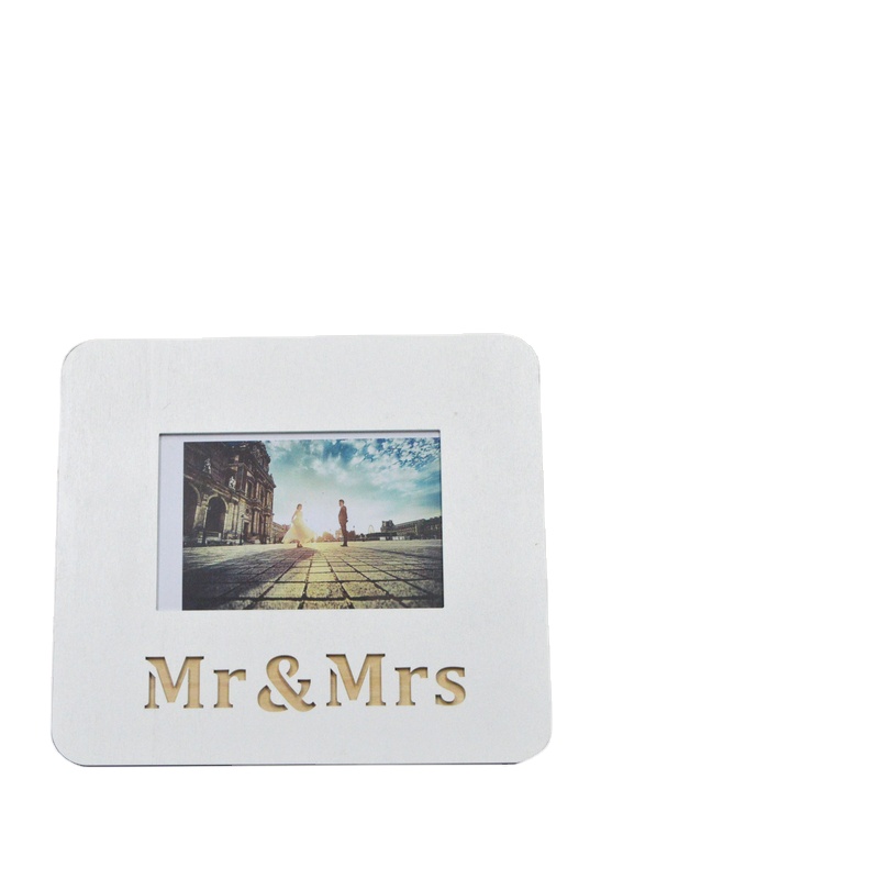 Поставщик с фабрики Mr Mrs деревянная рамка для фотографий подарок для свадебной вечеринки