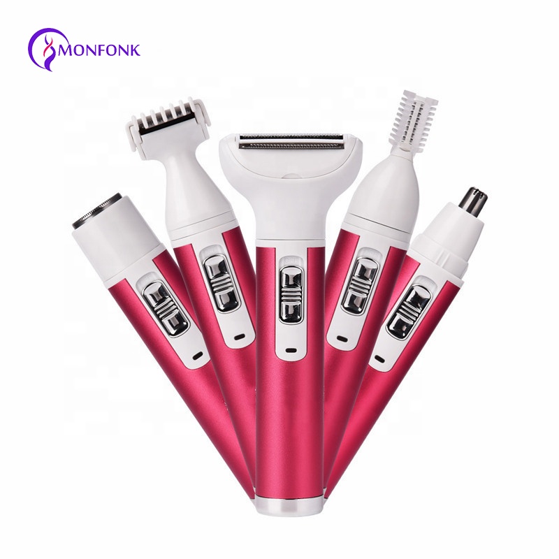 Lady Shaver Cordless Nose Hair Trimmer Rechargeable Electric Hair Removal Mini Epilator