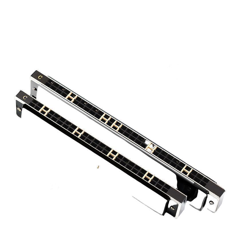 Harmonica 24-Hole Tremolo 28 Stress C Key Beginner Children's Professional Performance-Level Musical Instrument