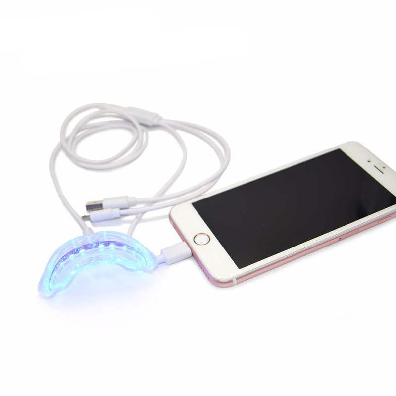 New Portable Teeth Whitening Device, Teeth Whitening Led Light with USB/Android/iPhone interface