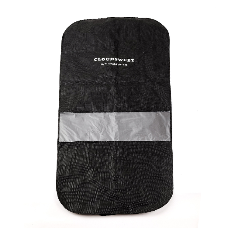 Custom waterproof clear window nonwoven suit cover garment bag wholesale