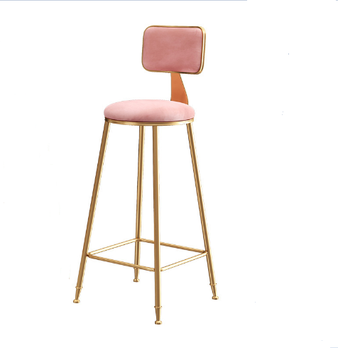 High Quality Stools Bar Chair Modern with Stainless Steel Stand High Chair for Bar Velvet Table Counter Chairs Elegant