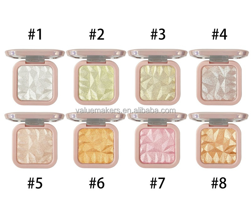 8 Color New Private Label Illuminator Makeup Creamy Highlighter For Face Body