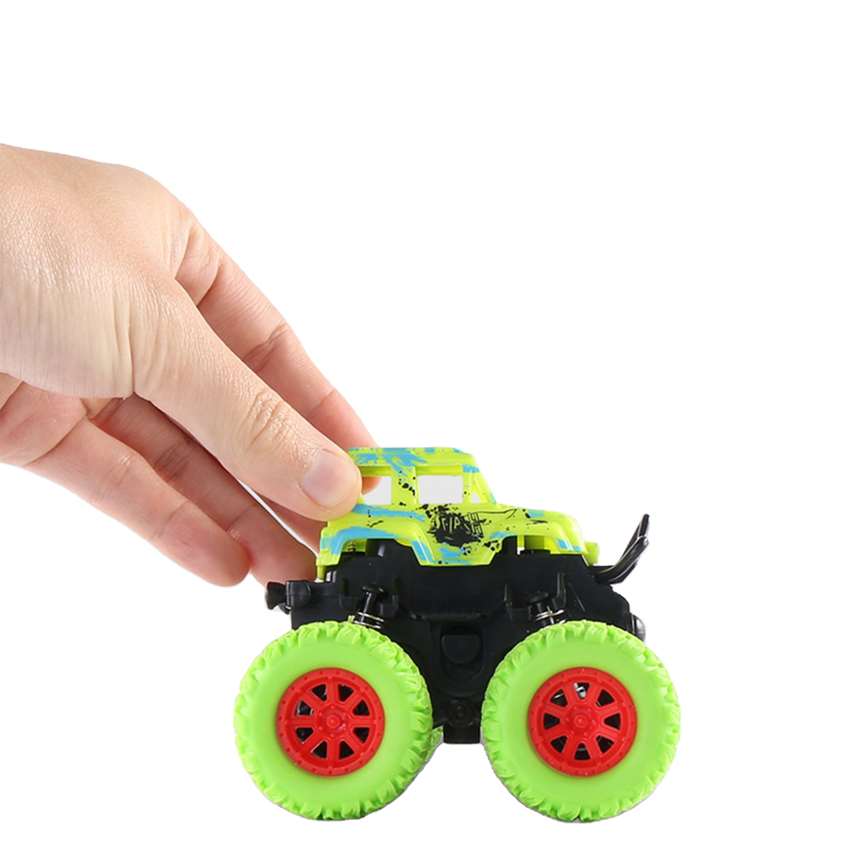 Kids Toy Car Fun Double-Side Vehicle Inertia Safety Crashworthiness and Fall Resistance Shatter-Proof Model for Child