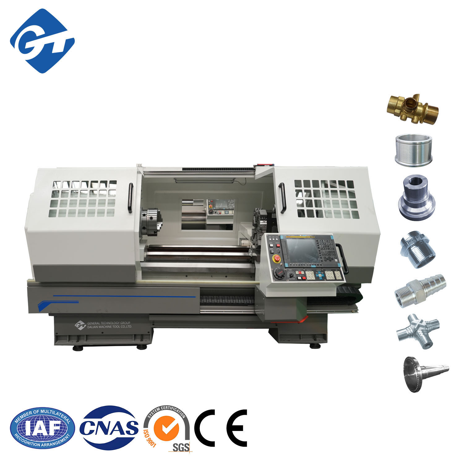 GT DMTG CKE6150 Automatic CNC Flat Bed Lathe Machine Horizontal Metal CNC Turning Lathe With CNC Control System For Sale