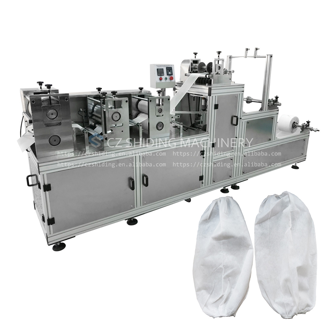 Ultrasonic Non Woven Disposable Nonwoven Sleeve Cover Making Machine