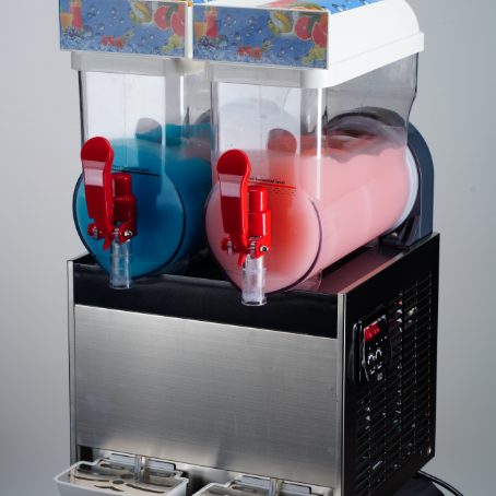 15l with double tank commercial slush granita machine for sale