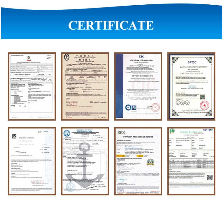 High working pressure inflatable lifting ship launching air bag