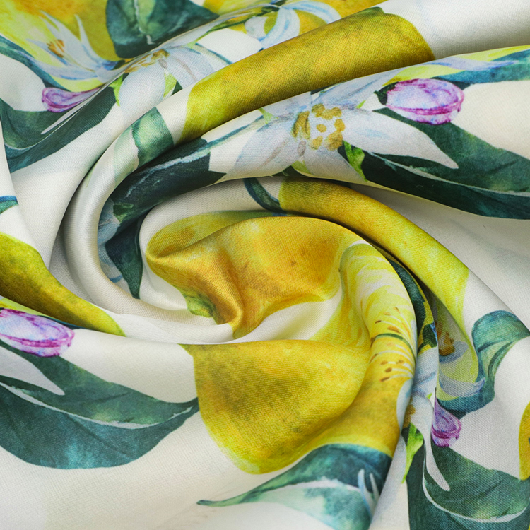 Low MOQ Customized design 100% polyester print fabric floral custom fabric printing