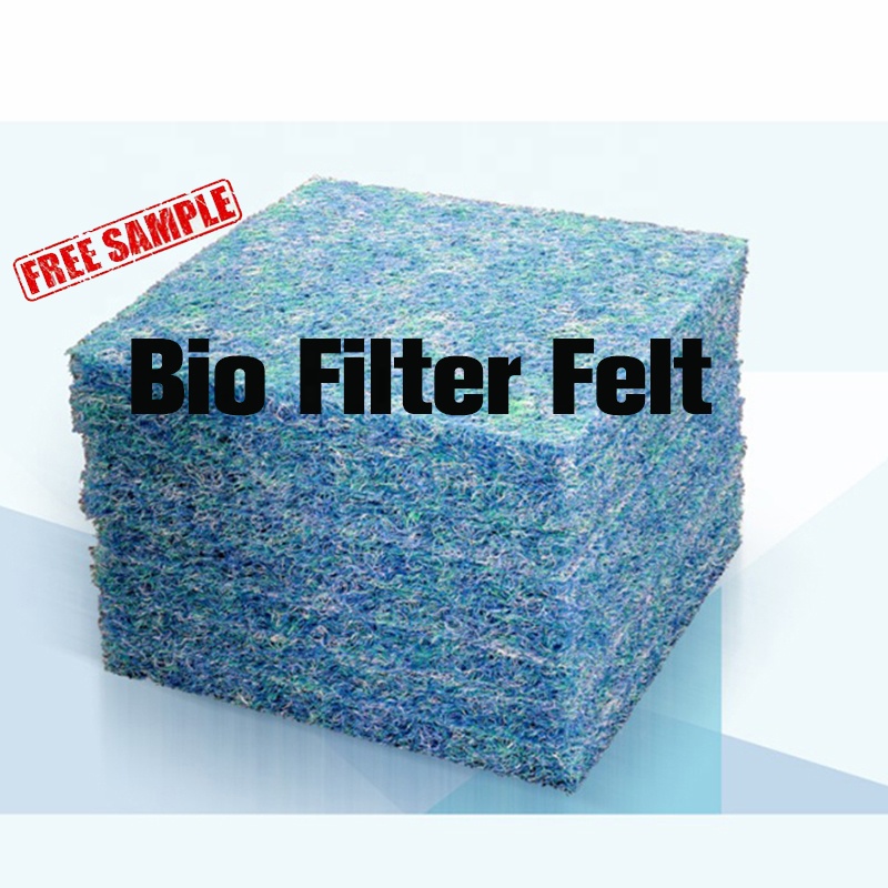 filtered aquarium filter sponge stiff black needle japanese mat felt fabric rug pads material sheets