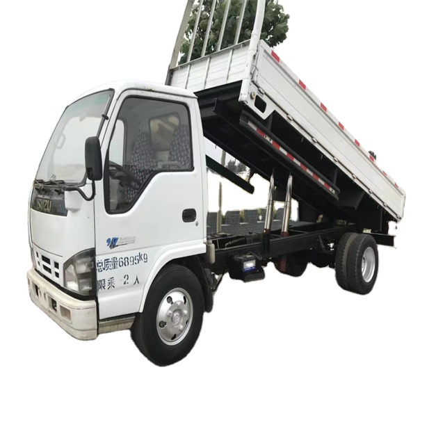 Горячая Распродажа б/у Isuzu 4KZ Самосвал 6 колеса небольшие грузовики Сделано в Японии