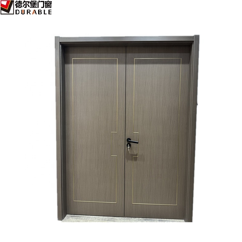 Door machine profile wpc panel board new design wpc door factories for sale in china