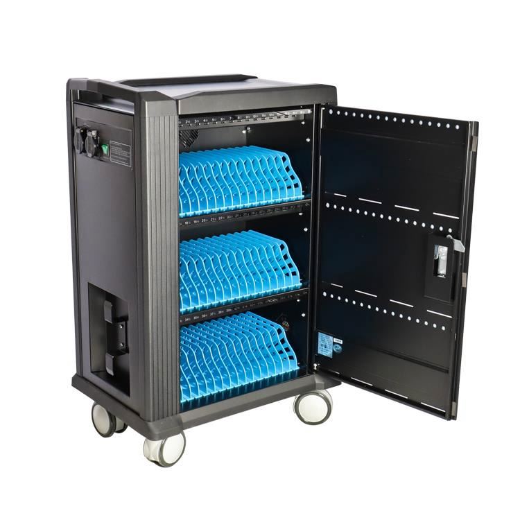 48 Outputs Black Usb Table Mobile School Tablet Charging Cabinet Trolley