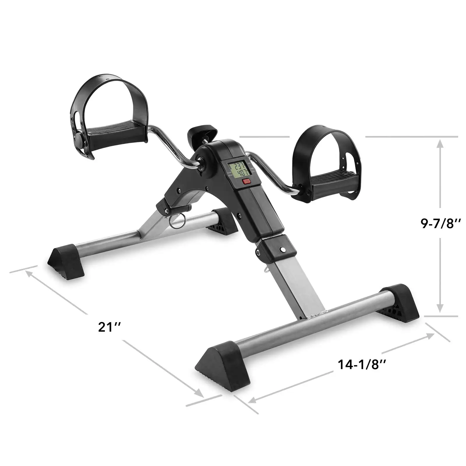Xingsheng Medical Folding Pedal Exerciser with Electronic Display for Legs and Arms Workout Bike