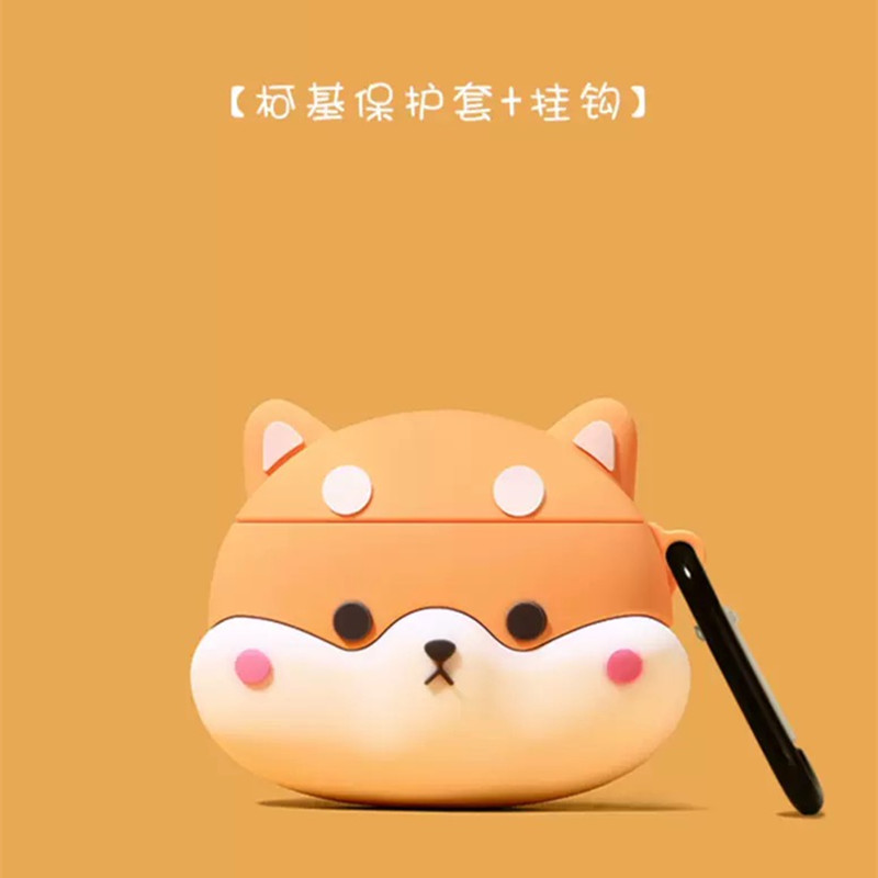 Новинка 2021, чехол для наушников Huawei Freebuds 4i, милый мультяшный силиконовый 3D чехол для наушников с брелоком