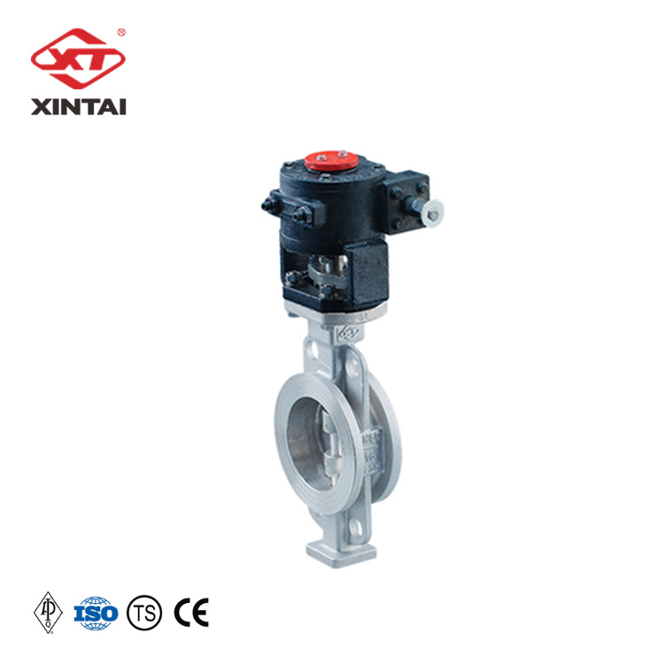 Заказной клапан-бабочка из нержавеющей стали D373W SS304 OEM ODM