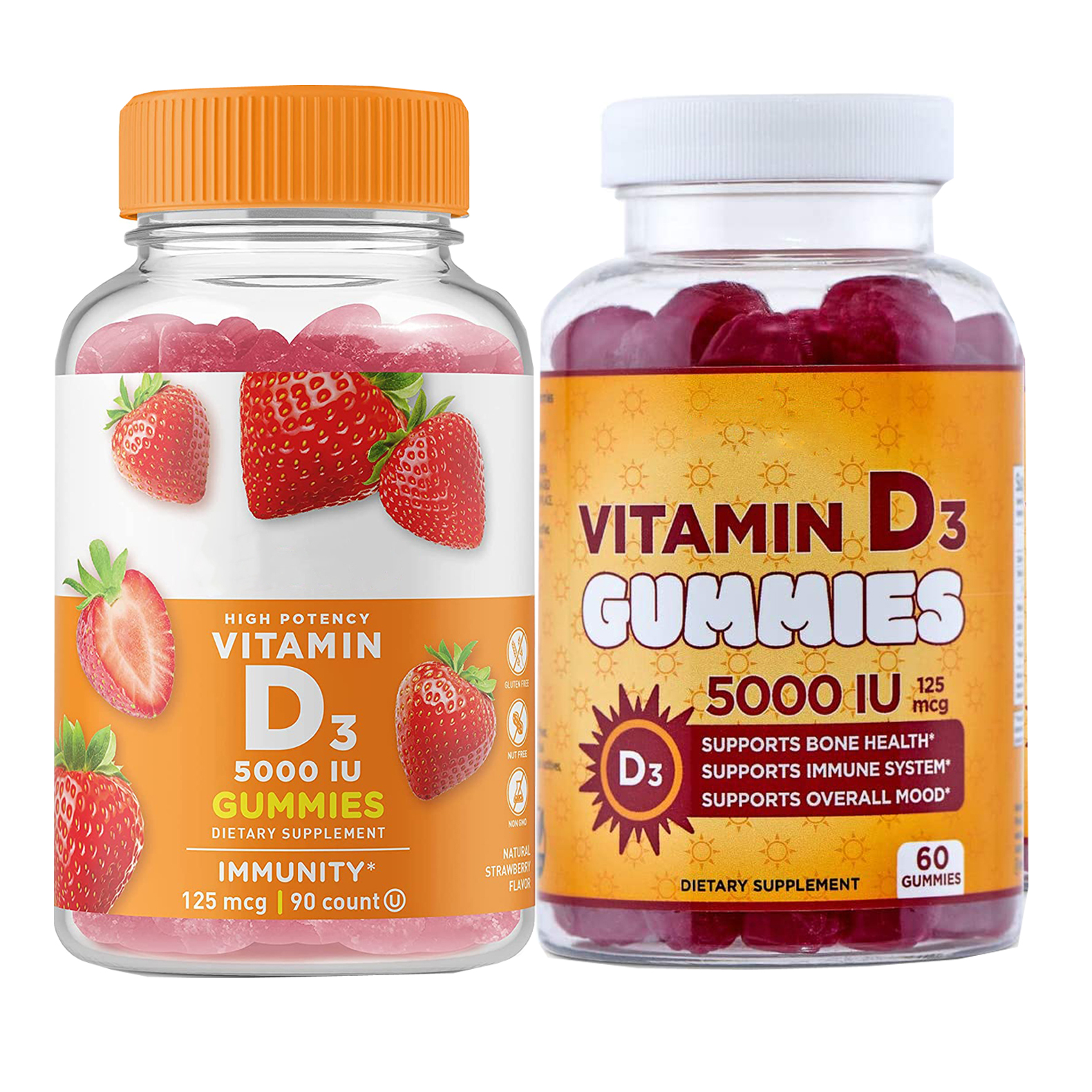 melatonin dietary health nutritional supplement hair growth weight loss vitamins gummy bears candy gummies