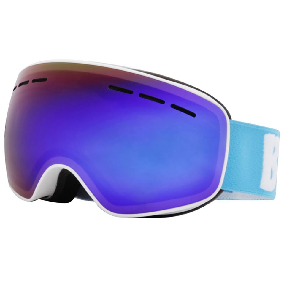 The Latest Fashionable Children Magnetic Colorful Mirror Coating Skiing Snowboard Goggles