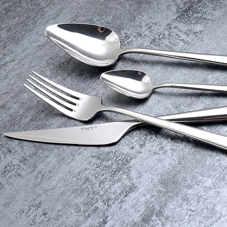 Elegant Restaurant Stainless Steel Cutlery Set Manufacturers Eco Friendly Flatware Main fork cutlery