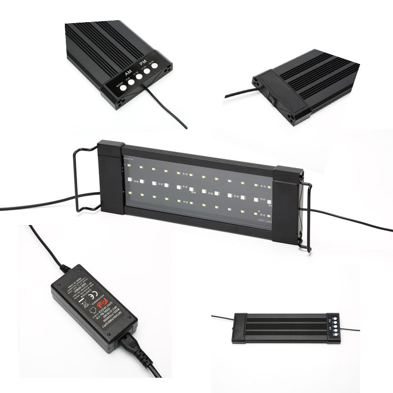HL-3100A Multi-mode natural sunlight LED highlight 2835 lamp beads+highlight red green and blue 5050 lamp beads fish tank light