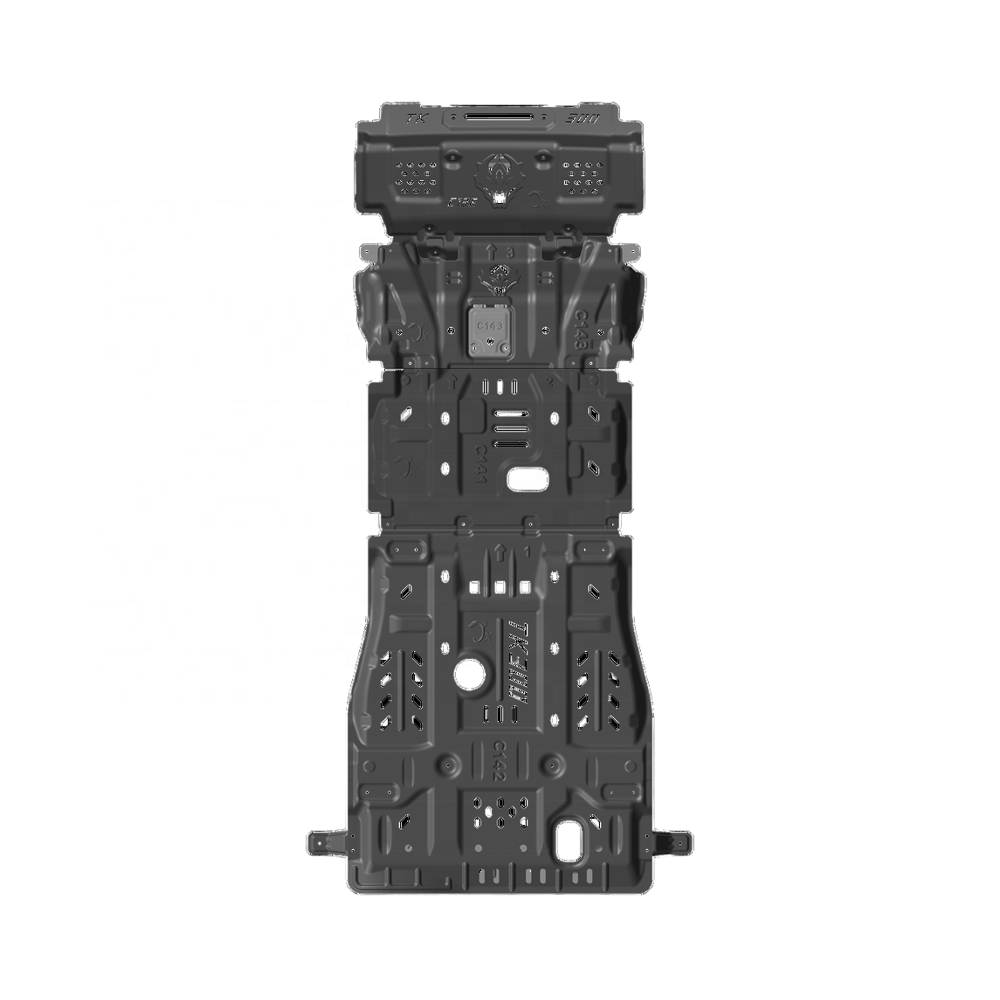 Auto Spare Parts Offroad Underbody 5pcs Engine Cover Protection Guard Skid Plates Original Car Holes fit for GWM Tank 300 2023