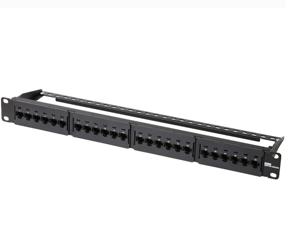 Сетевой коммутатор с 24 портами Patchpanel комплект для Cat.6 U/UTP кабель (NSPPH24BK-6KIT) кабель прочие телекоммуникационные товары