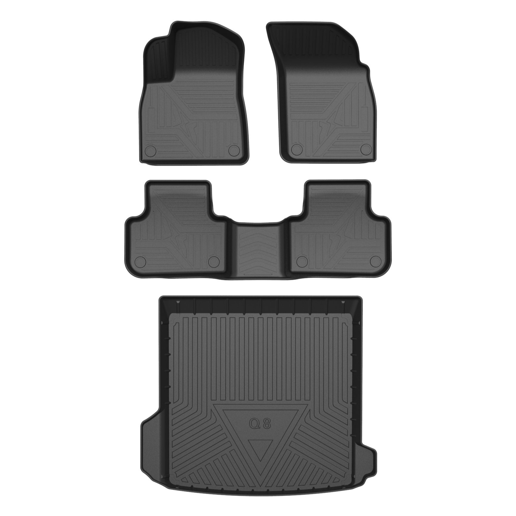 New custom TPE general automotive supplies easy to clean detachable easy fit waterproof dustproof odor-free car mat