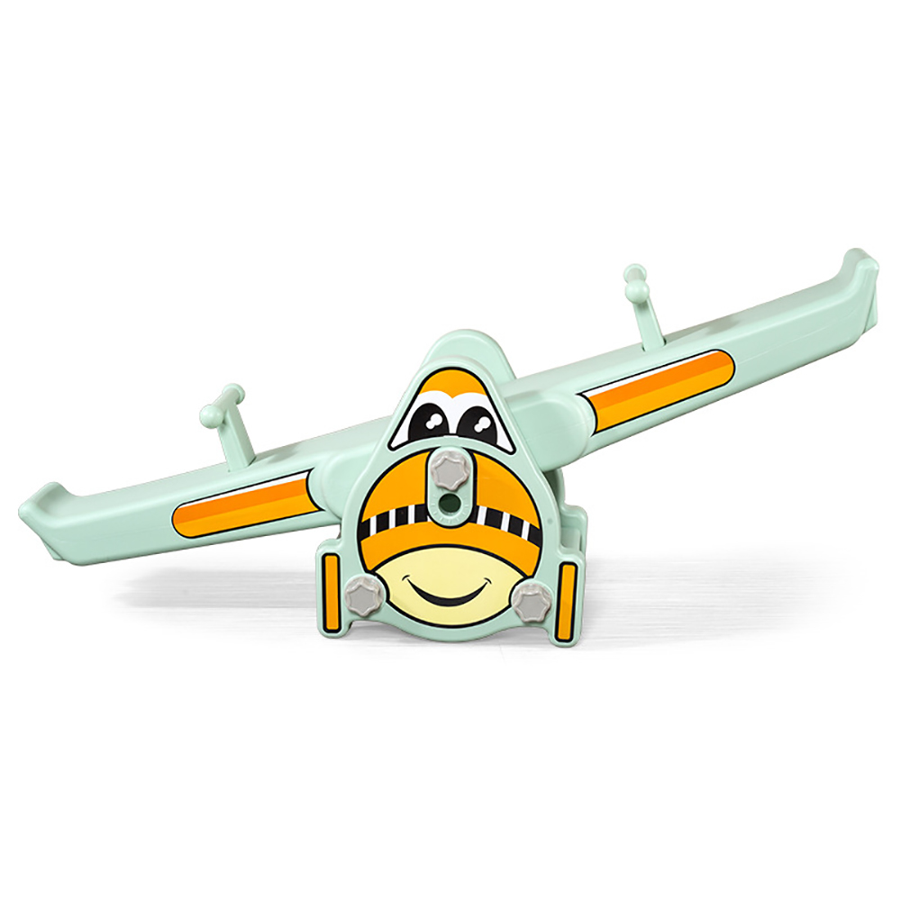 Galvanized Steel Spring Pp Pvc Material Seesaw Plastic Seat Toy Easy Assembly 6 Indoor Seesaw And Air Bounce Seesaw
