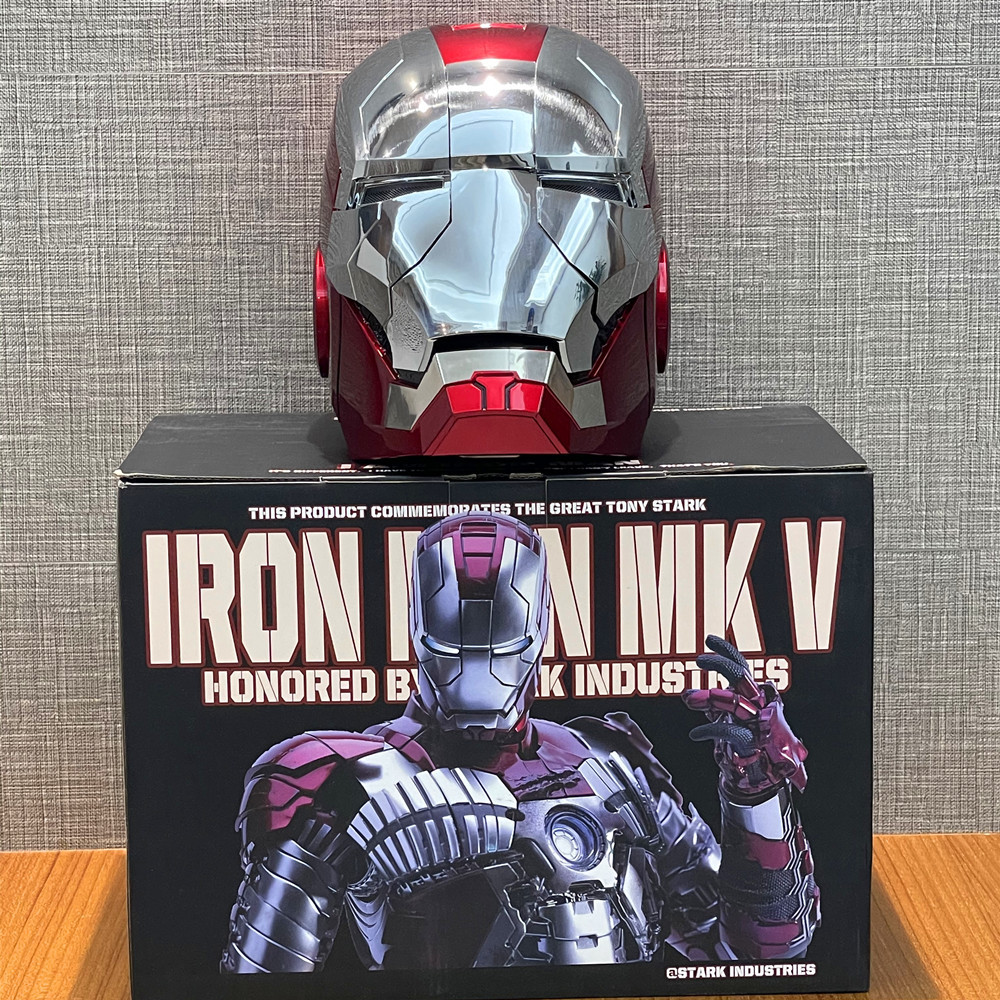 AutoKing Marvel the super man Iron-man1/1 Helmet MK5 COSPLAY Automatic opening and closing Voice control