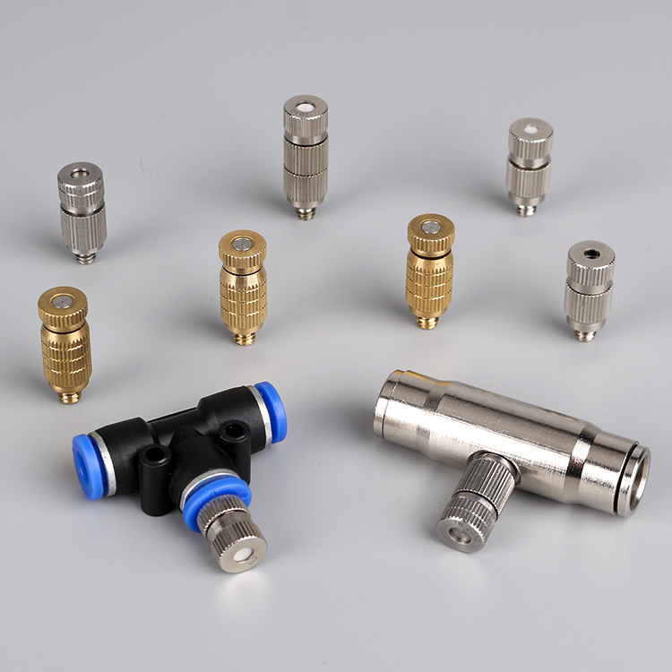 0.2 0.3 0.4 0.5 0.8mm High pressure low pressure Water Misting anti drip fine fogging nozzle