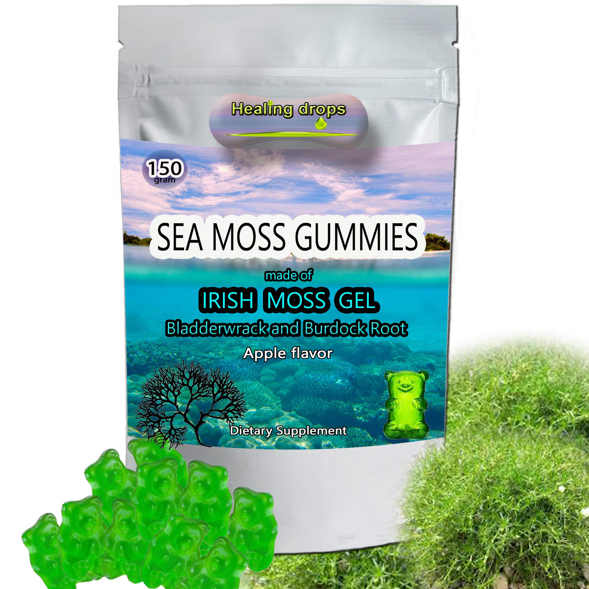bears vitamins sea moss gummy sea moss gummies root wholesale private label