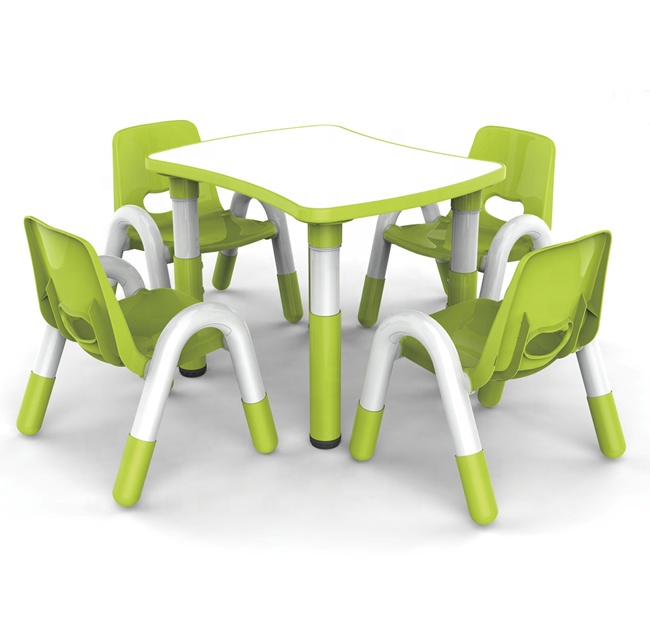 Children school study desk and chair