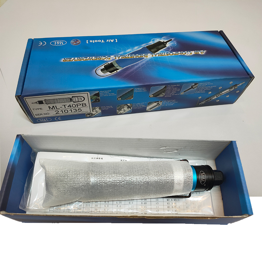 Пневматическая отвертка T40PB T45PB, инструмент для сборки, диапазон крутящего момента
