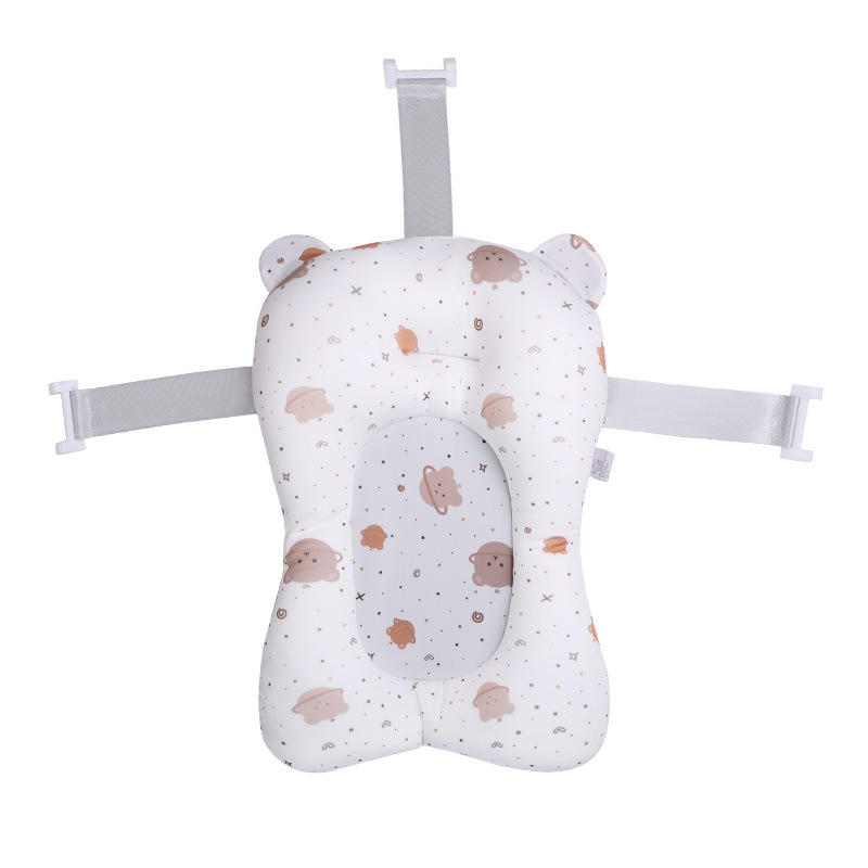 Baby Bath Tub Pad Non-Slip Bathtub Newborn Security Seat Kids Shower Portable Air Cushion Bed Babies Mat