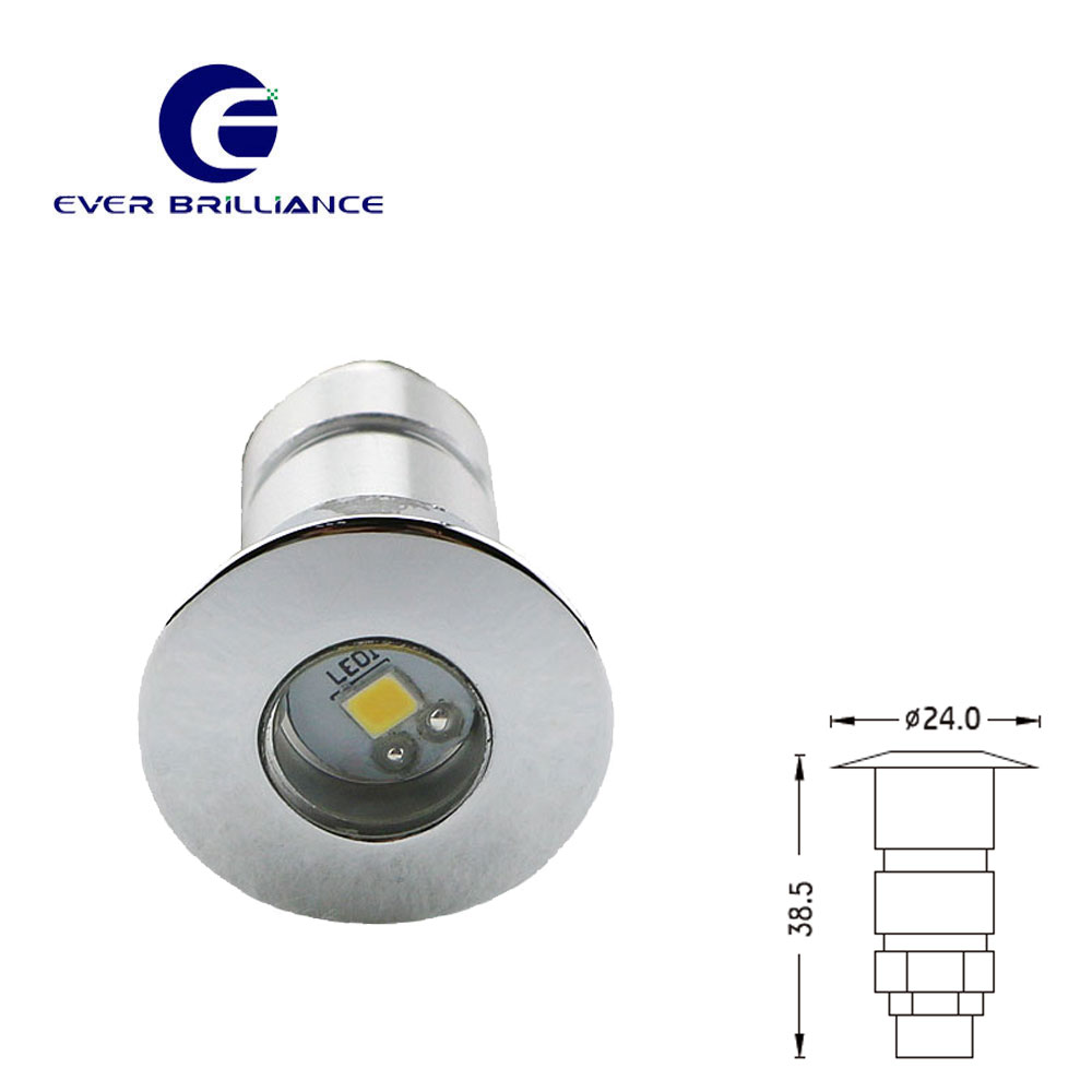 Wholesale aluminum landscape 12v waterproof led 0.6w step lighting for deck walkway