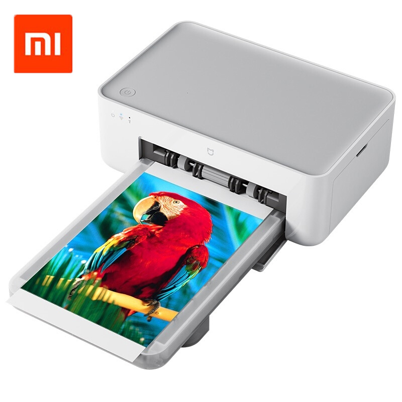 Мобильный фотопринтер Xiaomi, цифровой мгновенный карманный мини портативный цветной фотопринтер для смартфона Xiaomi Mijia