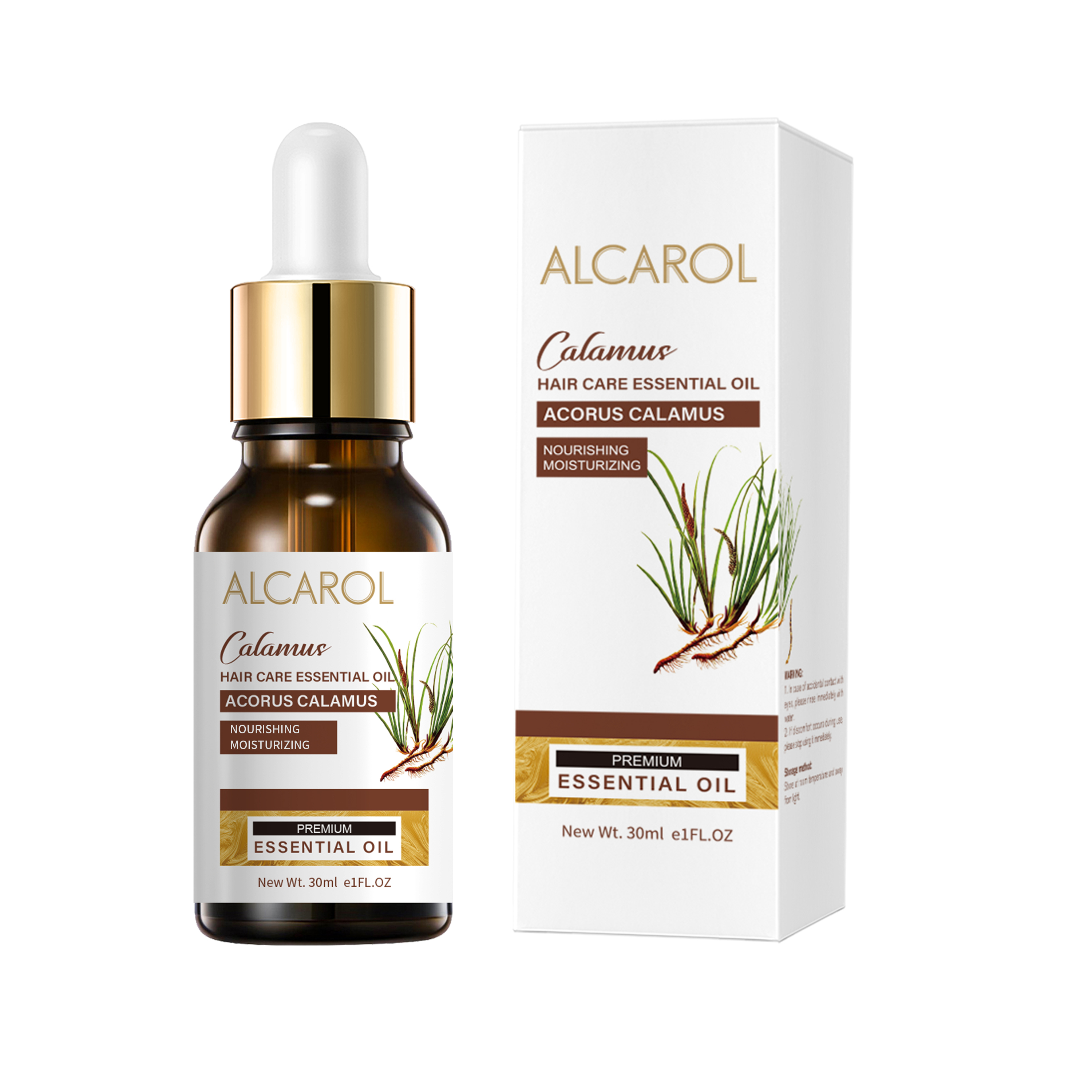 ALCAROL 30ml smooth shiny coconut hair care essential oil for damaged hair ready to ship