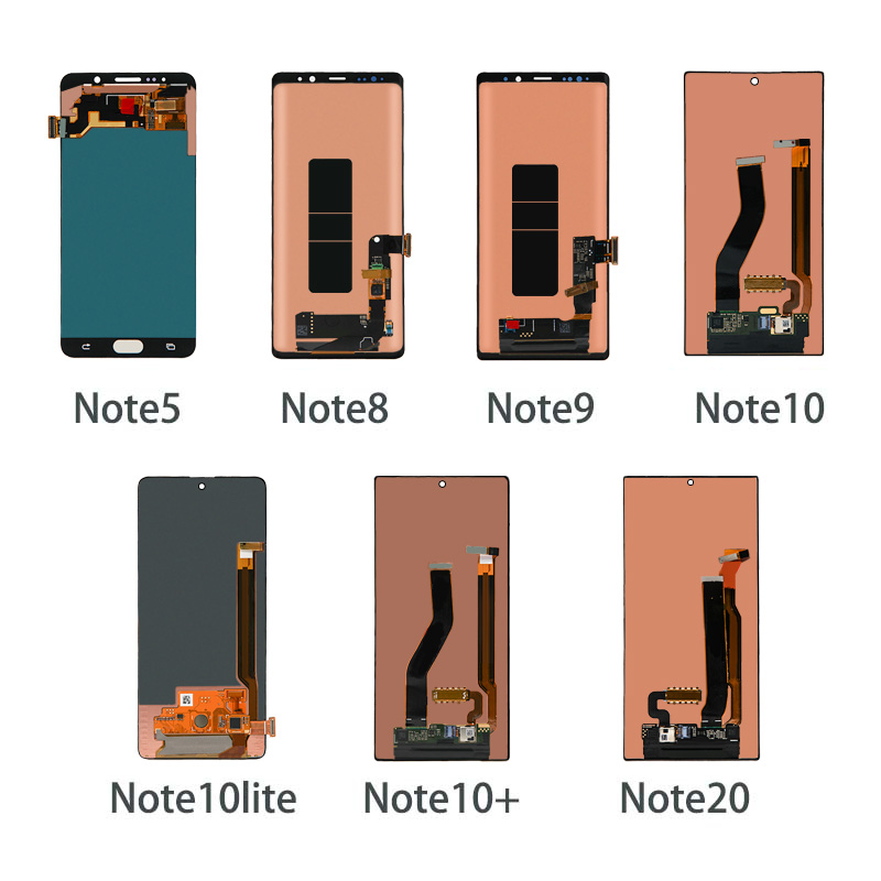 Mobile телефон LCD экран для Samsung Note 8 Note 10, оригинал, по оптовой цене