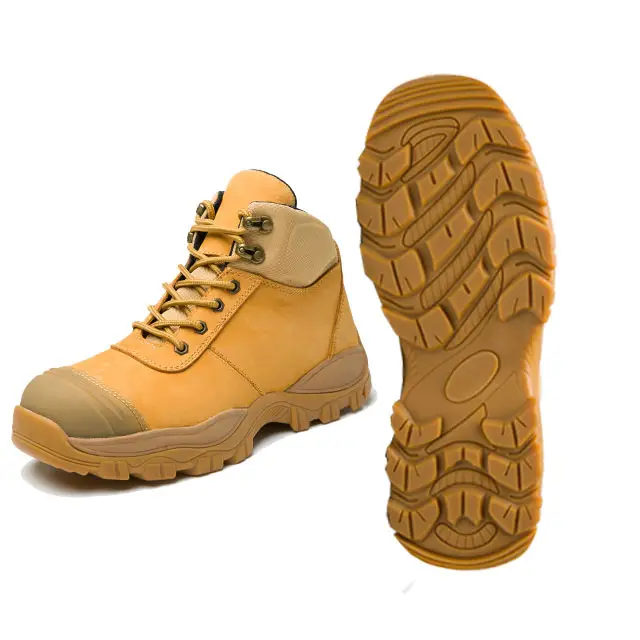 winter safety shoe for men work leather upper safey shoe lightweight steel toe cap men safty boots gents safety shoes