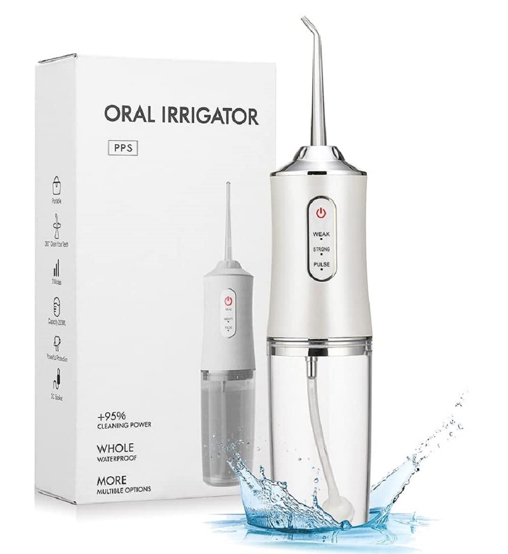 Ipx7 200ml 3 Modes Portable Oral Irrigator Cordless Water Electronic Oral Irrigator Water Flosser Dental With Powerful Jet
